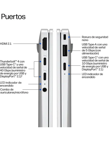 HP EliteBook X G2a 14 DE6Y7ET portátil profesional Wi-Fi 7