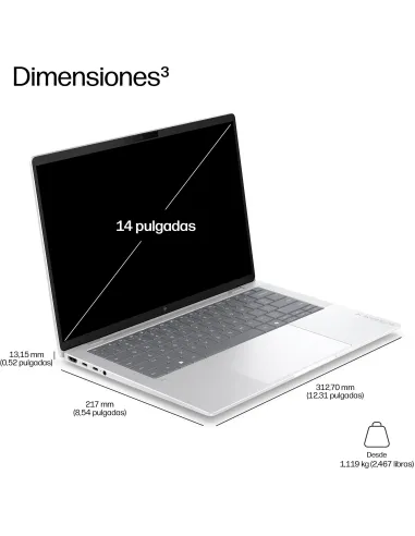 HP EliteBook X G2a 14 DE6Y7ET AMD Ryzen AI 5 435/32GB/512GB SSD/14" W11 Pro | Wolf Security