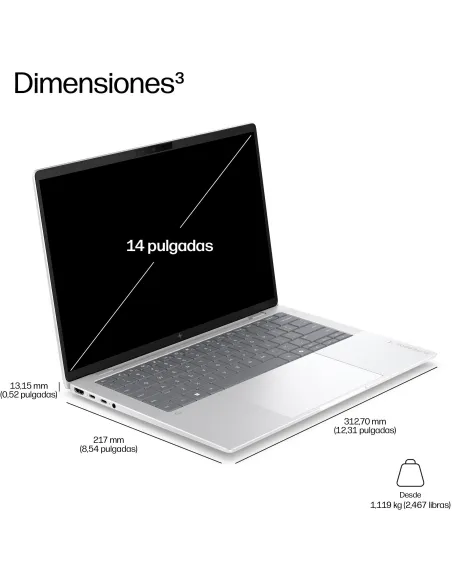 HP EliteBook X G2a 14 DE6Y7ET AMD Ryzen AI 5 435/32GB/512GB SSD/14" W11 Pro | Wolf Security