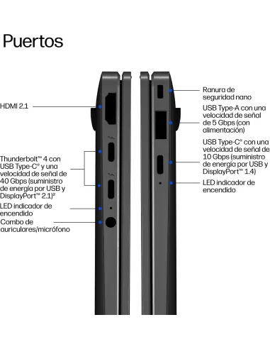 Portátil Ultrabook HP EliteBook X G2i 14" DE6Y4ET y Wi-Fi 7