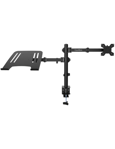 CoolBox MP01 Soporte de Dos Brazos para Monitor y Portátil