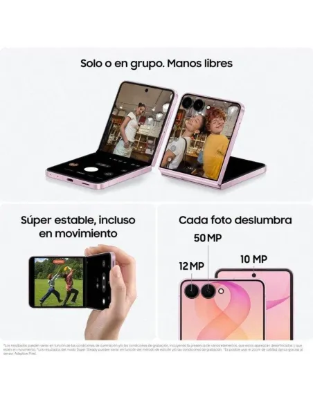 Móvil Plegable Samsung Galaxy Z Flip8 5G 12GB 256GB Rosa