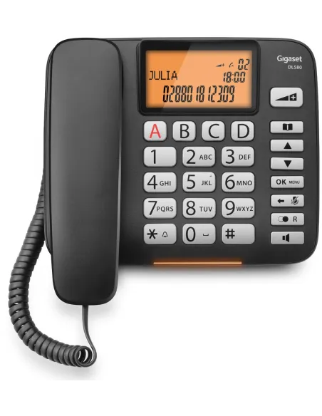 Gigaset DL580: teléfono fijo analógico con teclas grandes