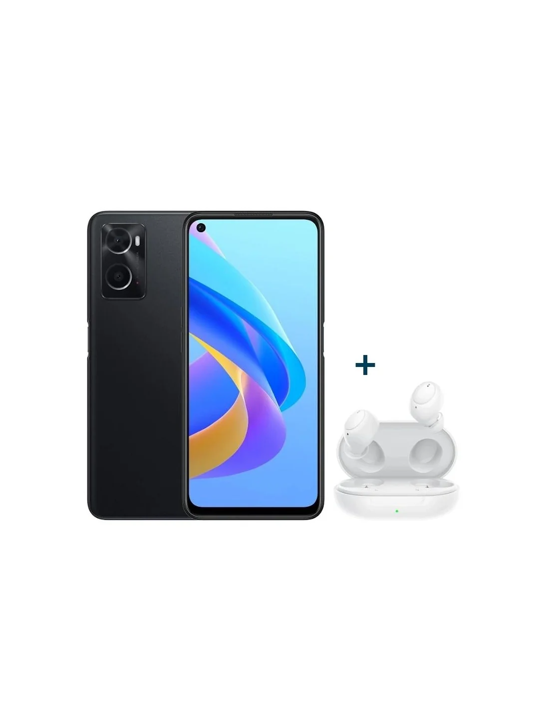 Oppo A76 4/128GB Negro + Auricular