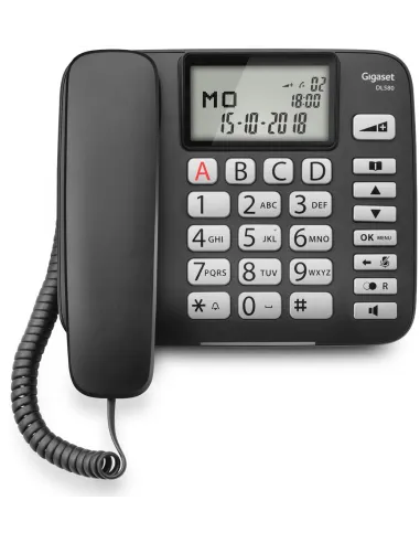 Gigaset DL580: teléfono fijo analógico con teclas grandes