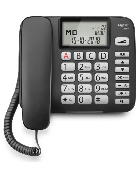 Gigaset DL580: teléfono fijo analógico con teclas grandes