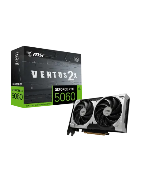 MSI GeForce RTX 5060 VENTUS 2X OC V1 8GB GDDR7 Reflex 2 RTX AI DLSS4