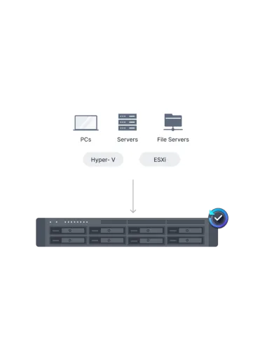 NAS Synology RackStation RS1226RP+ 8 bahías con redundancia