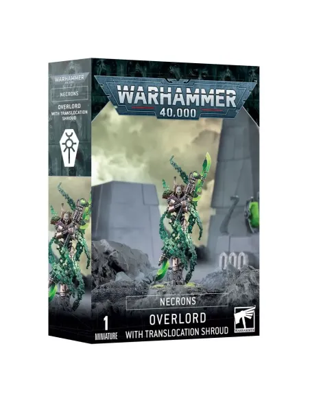 Señor Supremo con mortaja de translocación Overlord with Translocation Shroud Necrons Warhammer 40000