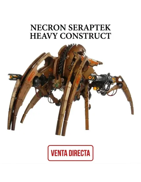 Constructo Pesado Seraptek con erradicadores sinápticos Seraptek Heavy Construct with Synaptic Obliterators Necrons Warhammer