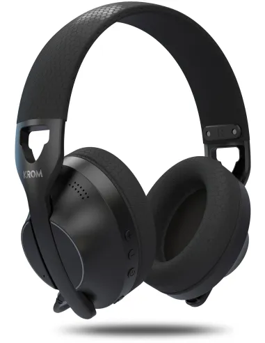 Krom Phase Wireless Negro: headset gaming triple conexión