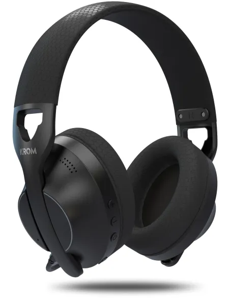 Krom Phase Wireless Negro: headset gaming triple conexión