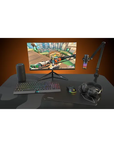 Krom Phase Wireless Negro: headset gaming triple conexión