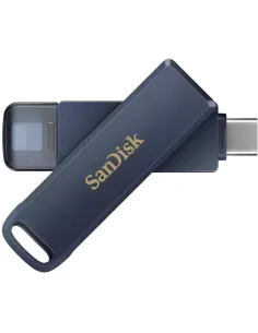 SanDisk iXpand 128 GB USB Type-C / Lightning azul Pen Drive Unidad flash-1412098