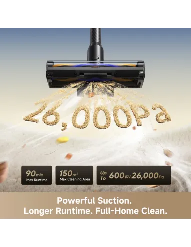 Dreame R20 Pro: aspiradora 600W, 90 min, TangleCut y 200AW