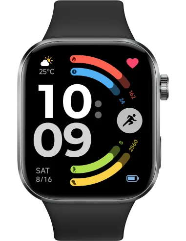 Xiaomi Redmi Watch 6 NFC Negro Bluetooth GPS 2,07"  Resistente al Agua 5ATM SpO2 Pulsómetro (Talla Única)