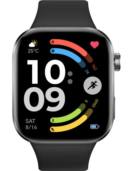 Xiaomi Redmi Watch 6 NFC Negro Bluetooth GPS 2,07"  Resistente al Agua 5ATM SpO2 Pulsómetro (Talla Única)