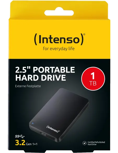 Disco duro HDD de 2.5" Intenso 6021660 1 TB reacondicionado