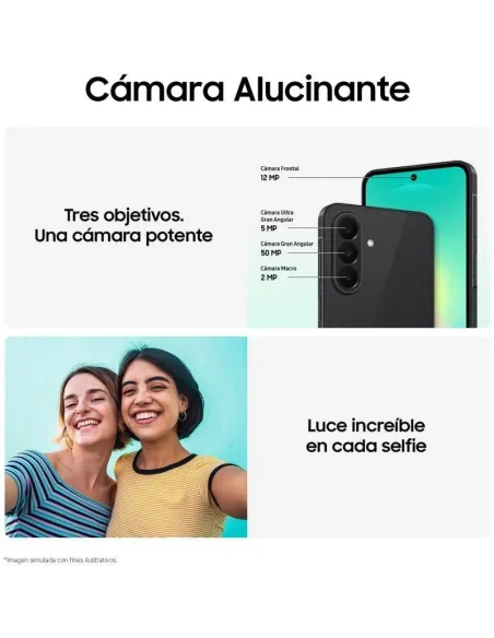 Samsung Galaxy A27 5G 6GB 128GB 6.7" Negro pantalla 120Hz