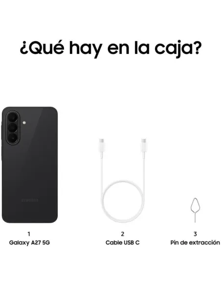 Samsung Galaxy A27 5G 6GB 128GB 6.7" Negro pantalla 120Hz