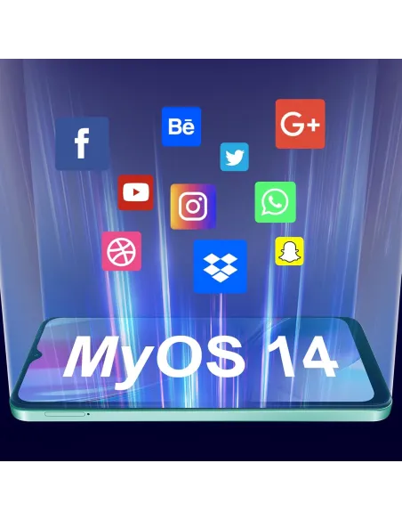 ZTE Blade A35e 2GB/64GB Gris móvil Android 14 4G básico