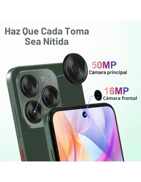 ZTE Blade V70 VITA 4GB/256GB Verde móvil 6,7" 120 Hz NFC