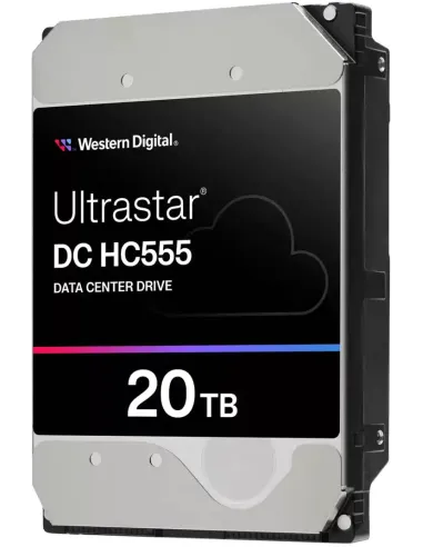 WD Ultrastar DC HC555 20TB SATA 3,5": HDD CMR 24/7, 285MB/s
