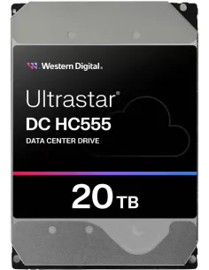 WD Ultrastar DC HC555 20TB Disco Duro HDD 7200 RPM 512 MB-IAIDMA0696