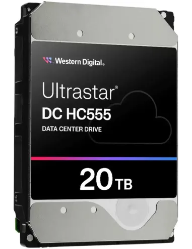 WD Ultrastar DC HC555 20TB SATA 3,5": HDD CMR 24/7, 285MB/s