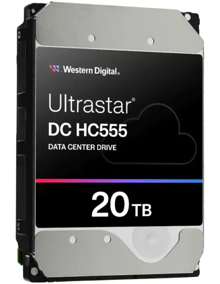 WD Ultrastar DC HC555 20TB SATA 3,5": HDD CMR 24/7, 285MB/s