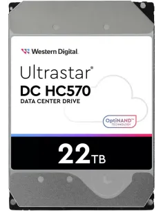 WD Ultrastar DC HC570 22TB Disco Duro HDD 7200rpm 512MB SATA III Alto Rendimiento-IAIDMA0697