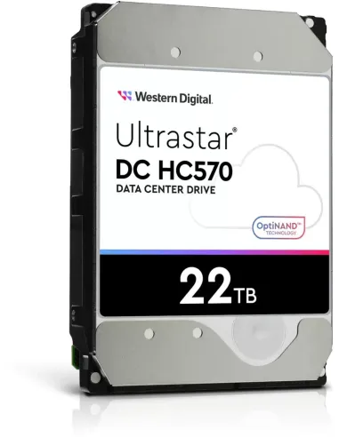 WD Ultrastar DC HC570 22TB SATA 3,5": HDD CMR 24/7, 291MB/s