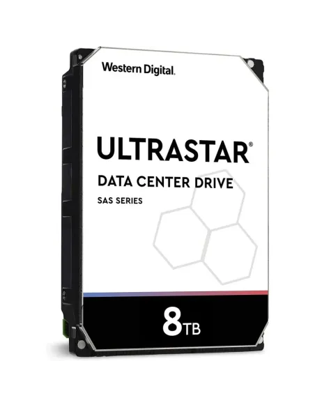 WD Ultrastar DC HC320 8TB SAS 12 Gb/s 3.5" para RAID 24/7 en Servidor
