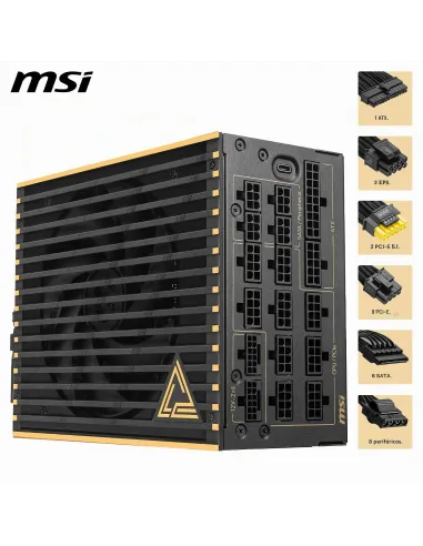 MSI MEG Ai1600T PCIE5 1600W 80 Plus Titanium Full Modular