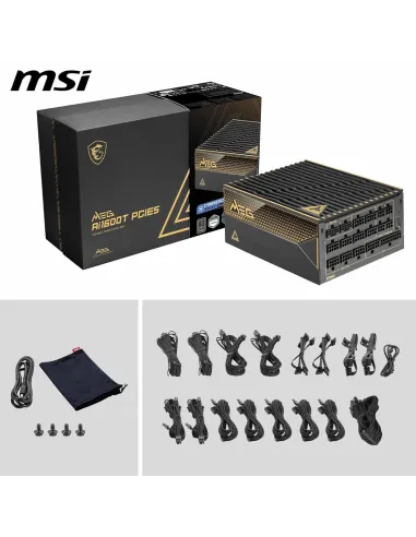 MSI MEG Ai1600T PCIE5 1600W 80 Plus Titanium Full Modular