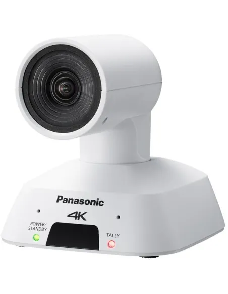 Panasonic AW-UE4WG 4K UltraHD Cámara PTZ compacta integrada con transmisión IP, color blanco