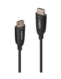 Lindy 38515 Cable HDMI 2.1 Híbrido de 50M Negro-1407191