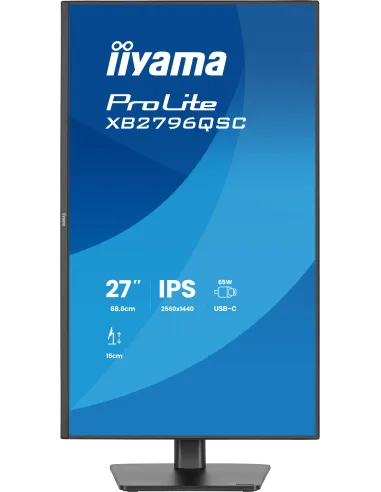iiyama ProLite XB2796QSC-B1: monitor QHD USB-C 65 W de 27"