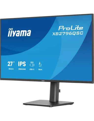 iiyama ProLite XB2796QSC-B1: monitor QHD USB-C 65 W de 27"