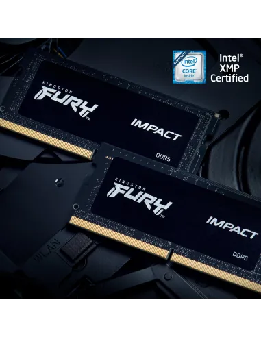 Kingston FURY Impact DDR5 16GB (2x8GB) 4800 MHz CL38 SO-DIMM