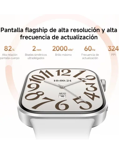 Xiaomi Redmi Watch 6 NFC Obsidian Black: AMOLED 2,07 y GNSS