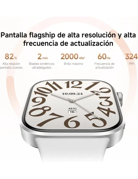 Xiaomi Redmi Watch 6 NFC Obsidian Black: AMOLED 2,07 y GNSS