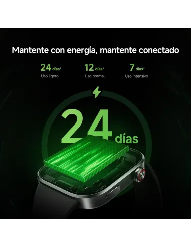 Xiaomi Redmi Watch 6 NFC Obsidian Black: AMOLED 2,07 y GNSS