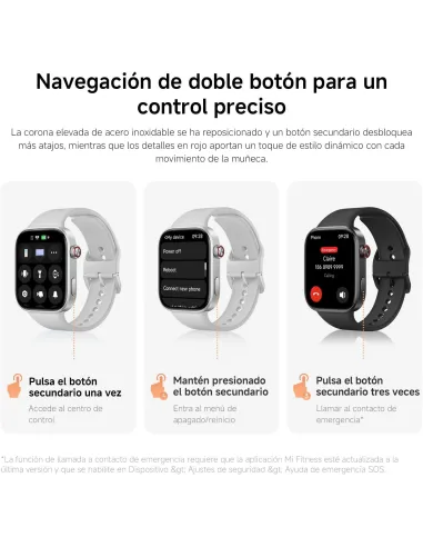Xiaomi Redmi Watch 6 NFC Obsidian Black: AMOLED 2,07 y GNSS