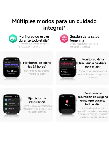 Xiaomi Redmi Watch 6 NFC Obsidian Black: AMOLED 2,07 y GNSS