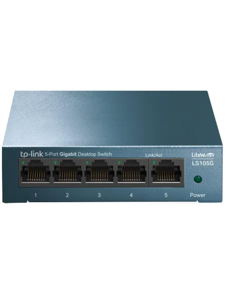 TP-Link LS105G Switch de 5 Puertos Gigabit 10/100/1000 Mbps Metálico No Administrado