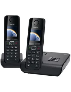 Gigaset Essential 300 DUO Negro Teléfono fijo inalámbrico DECT con 2 terminales-NTETIN0201