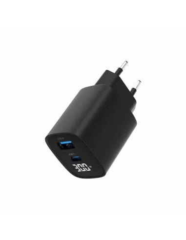 Cargador Gembird TA-UC-PDQC30LCD-BK-01 30W USB-C PD y LCD