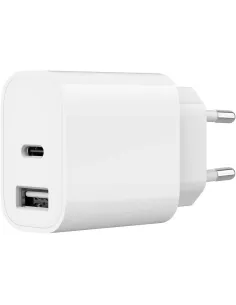 Gembird TA-UC-2AC12-01 12W Blanco Cargador USB 2 Puertos 2.1A Protección Sobrecarga-AATCAT0554