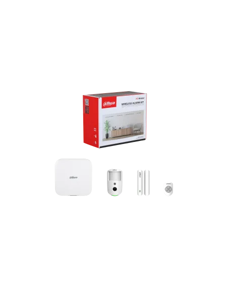 Dahua DHI-ART-ARC3800H-03-CAM-FW2(868) Kit de Alarma Inalámbrica